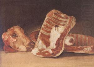 Still Life with Sheep's Head (mk05), Francisco de Goya
